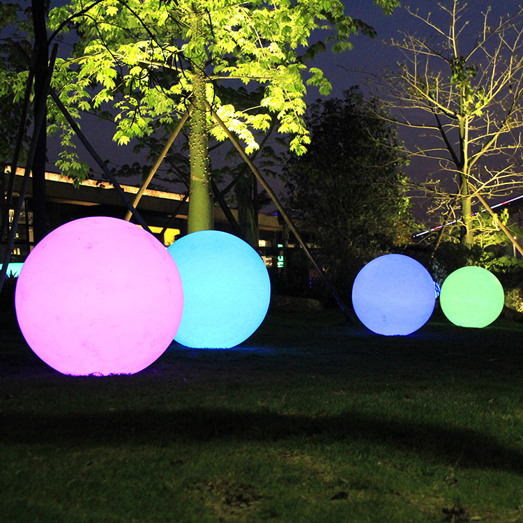 Color Change RGB Garden Sphere Lights IP65 Waterproof Solar LED Ball Light Outdoor Street Magic Ball Floating Pool LED Light