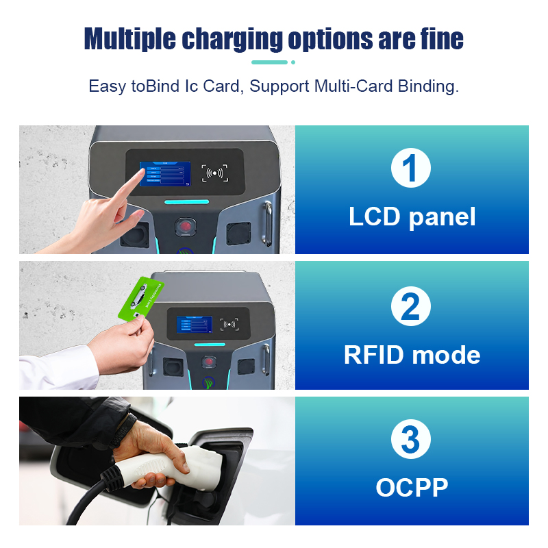 Commercial 11kw IP54 DC Charging Pile Chargerfor Electric Vehicle Charging Station