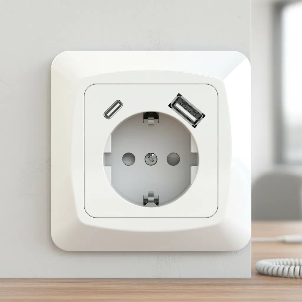 45X45mm Fast Charging Power Socket Module for Safe Use