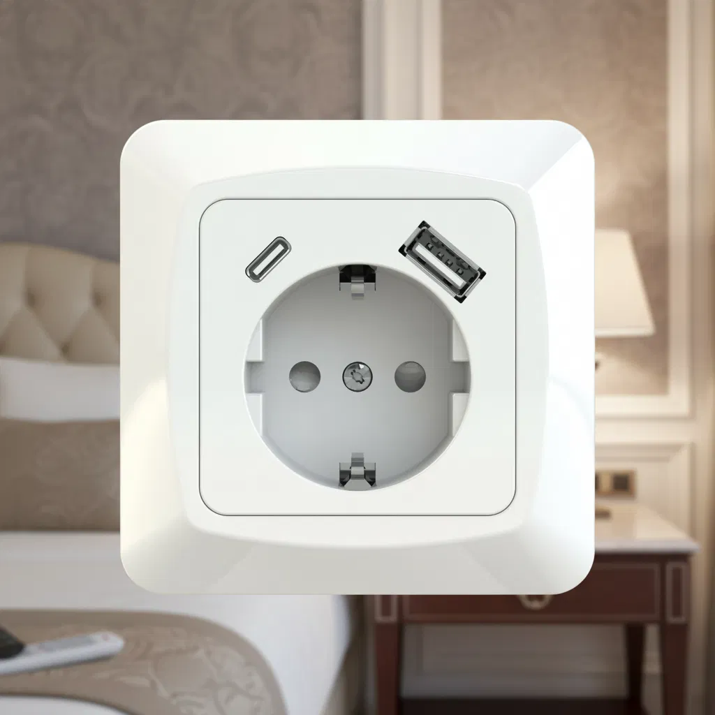 45X45mm USB Socket Module for Safe and Fast Charging Outlet