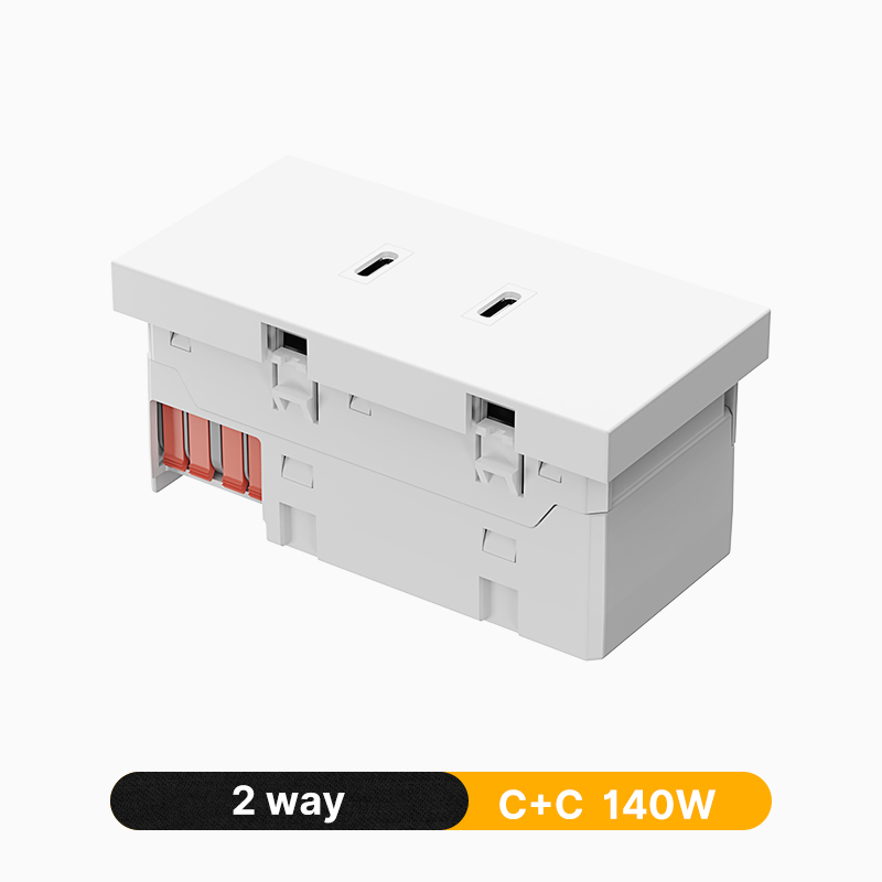 140W GaN Power Module USB C Pd Fast Charging Insert for Conference Tables