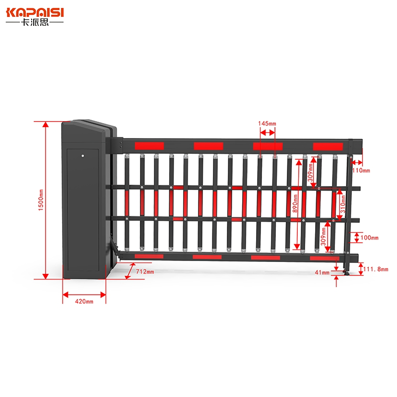 Factory Direct Sales Grid Railings and Smart Gate Barriers Can Be Used for Vehicle Management in Parking Lots.
