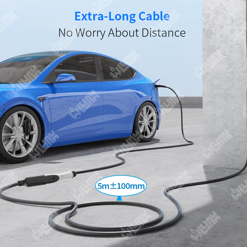 Olink J1772 to Nacs EV Charging Extension Cable for Universal Use