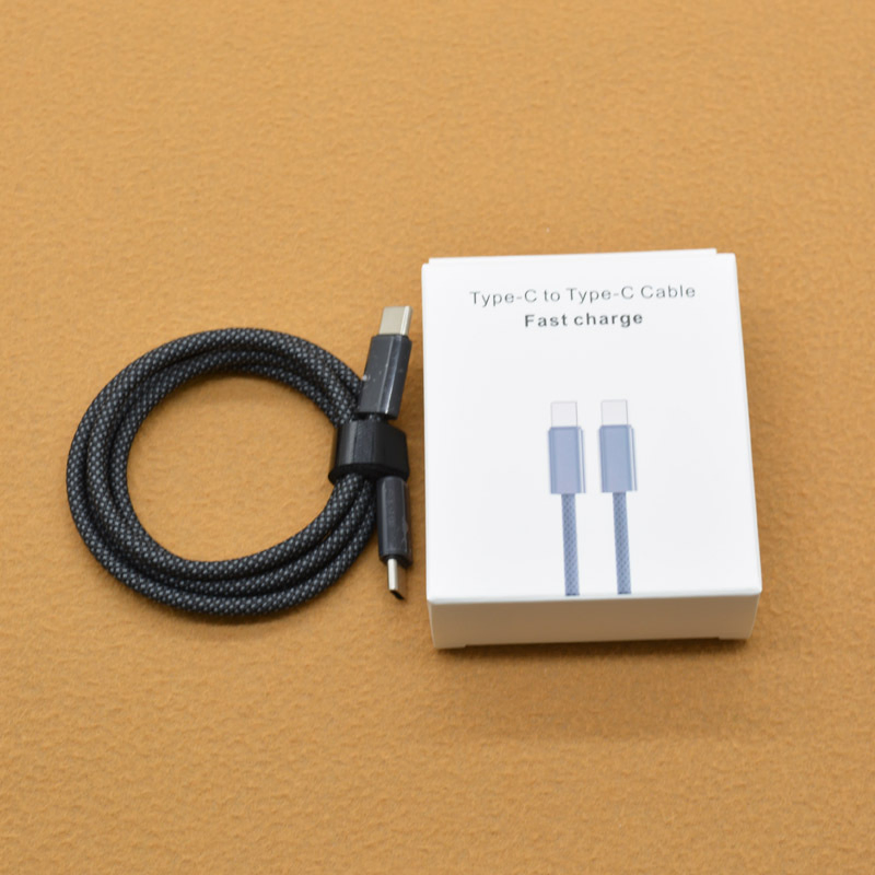 Wholesale 65W Pd Fast Charging Cable Type C to Type C Cable for iPhone 17/16/15 for Tablet for Android Universal Data Cable