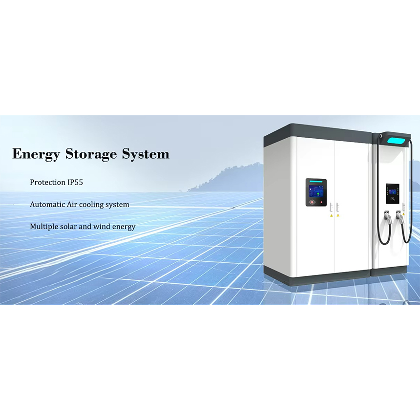 Solar Battery Connect on Grid Combined 215kwh Backup Battery Electric Vehicle Charging Station Solar-Powered Charger Smart Grid