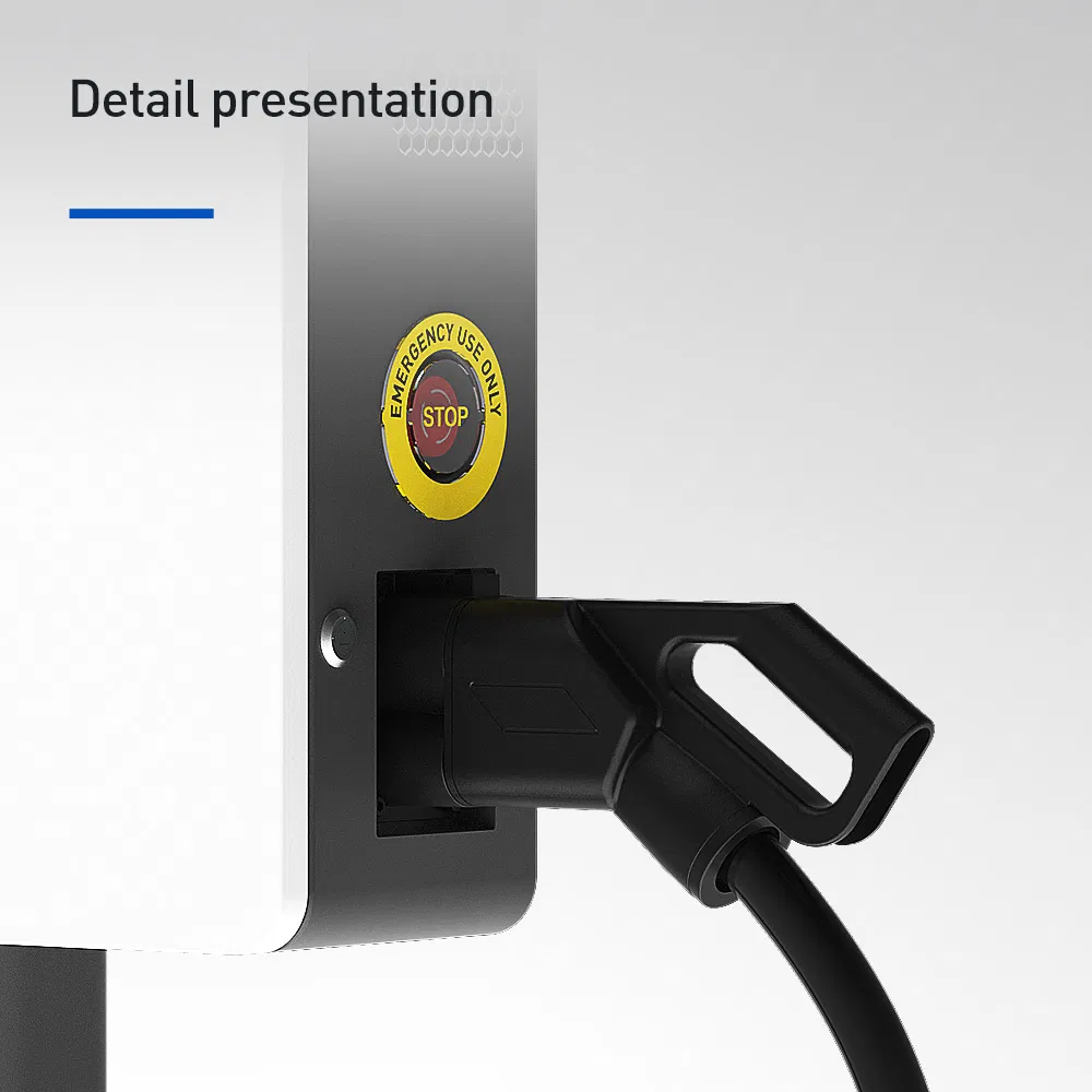 40kw DC Quick Electric Car Chargers CCS2 Single Gun Electric Vehicle Public Commercial Wallbox Fast EV Charging Stations