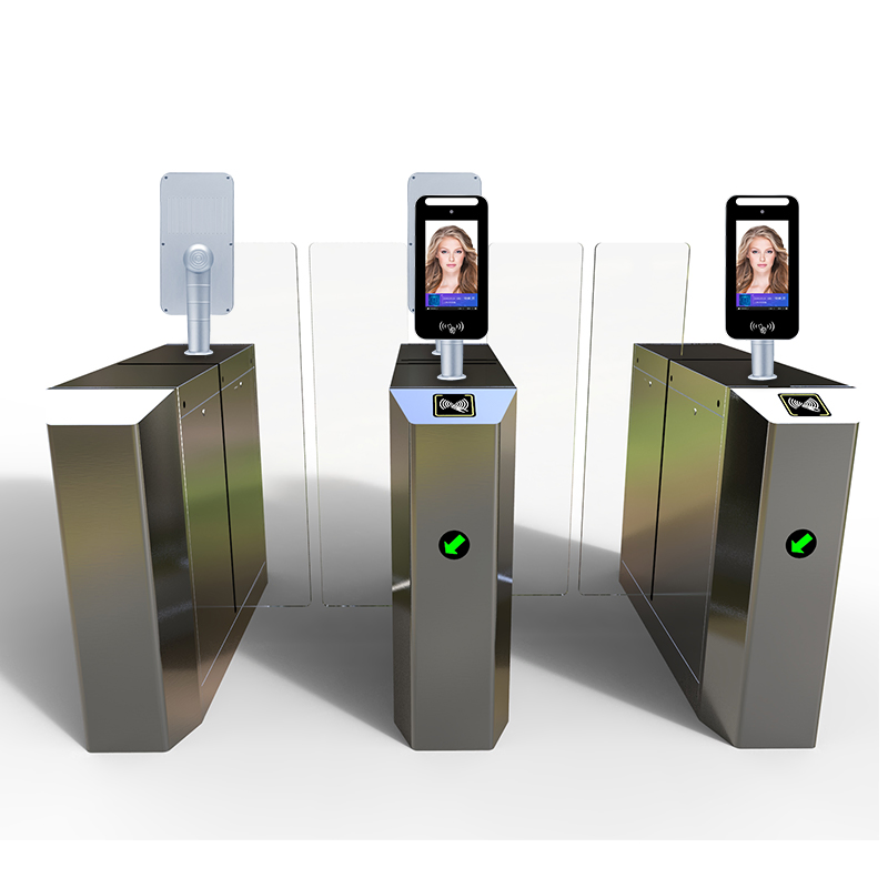 Ai Face Recognition Terminal RFID Speed Gate Finger Print Access Control Turnstile Door for Entrance