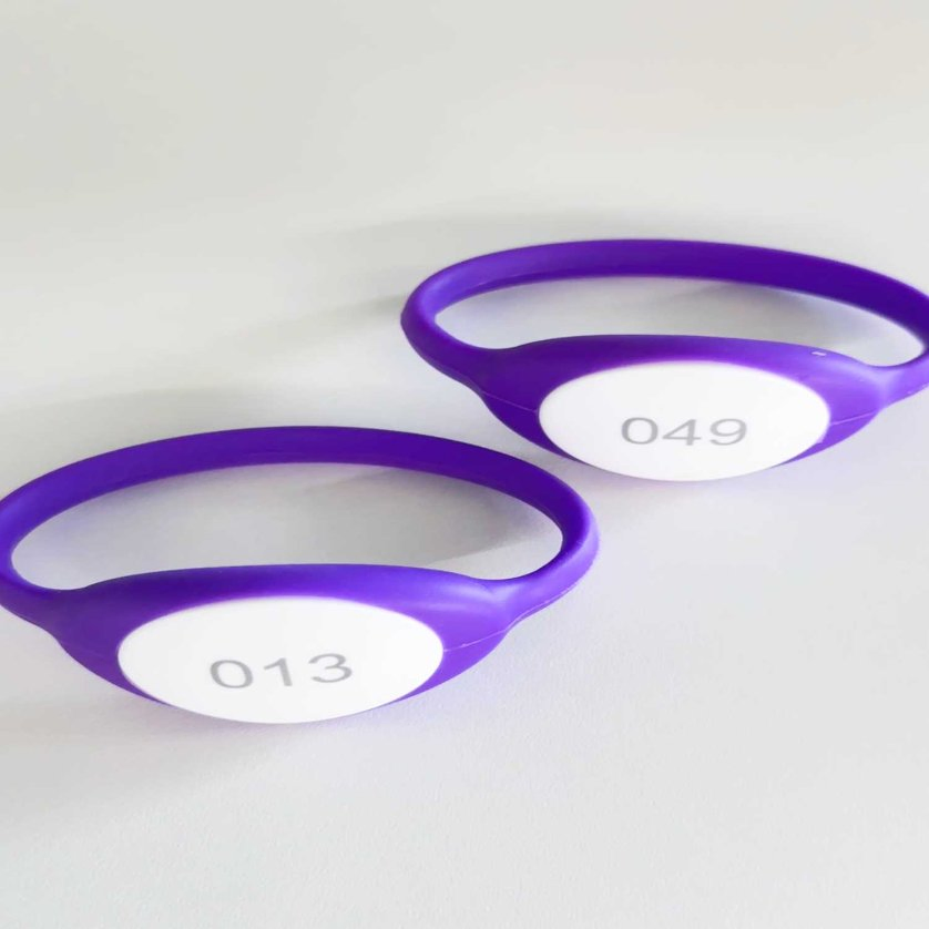 Wristband Access Control with RFID Qr Code Printing for Company