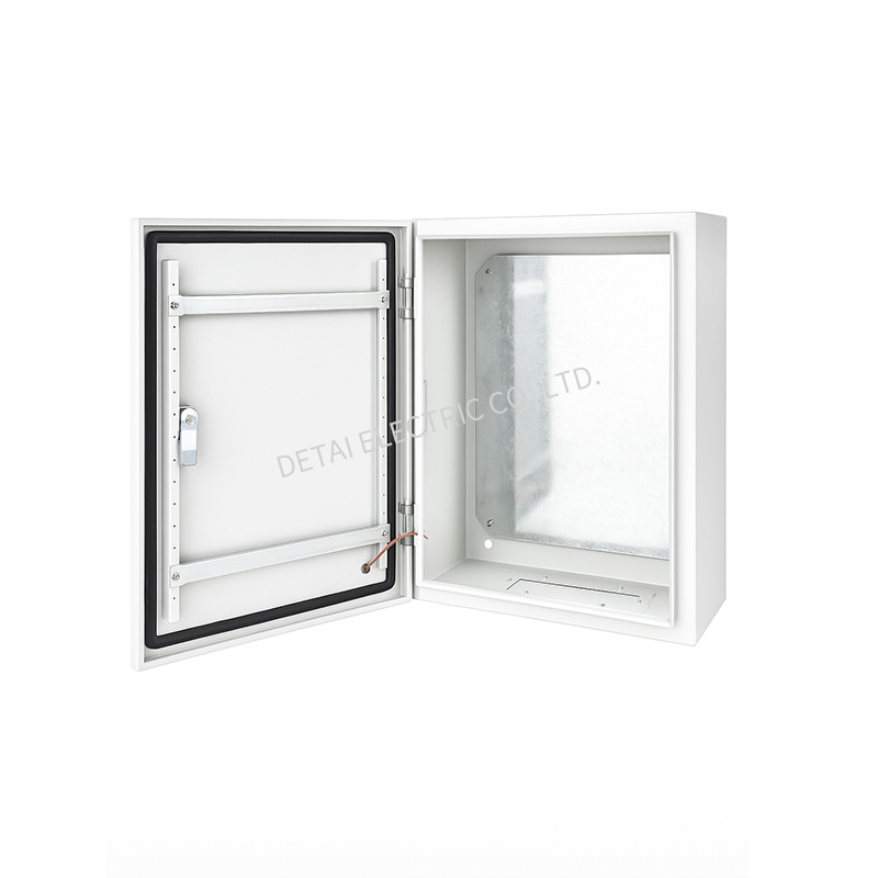 Industrial Control Panel Box with HMI Screen and Emergency Stop Button for Automation Systems