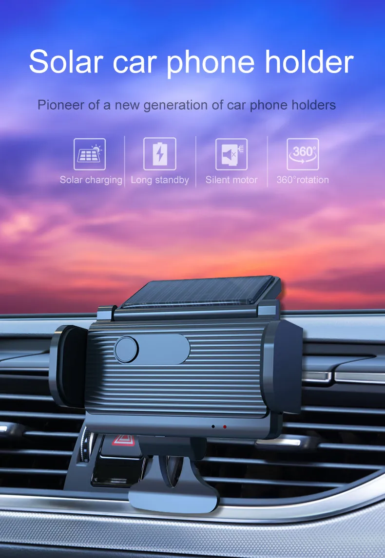 Solar Powered Phone Holder