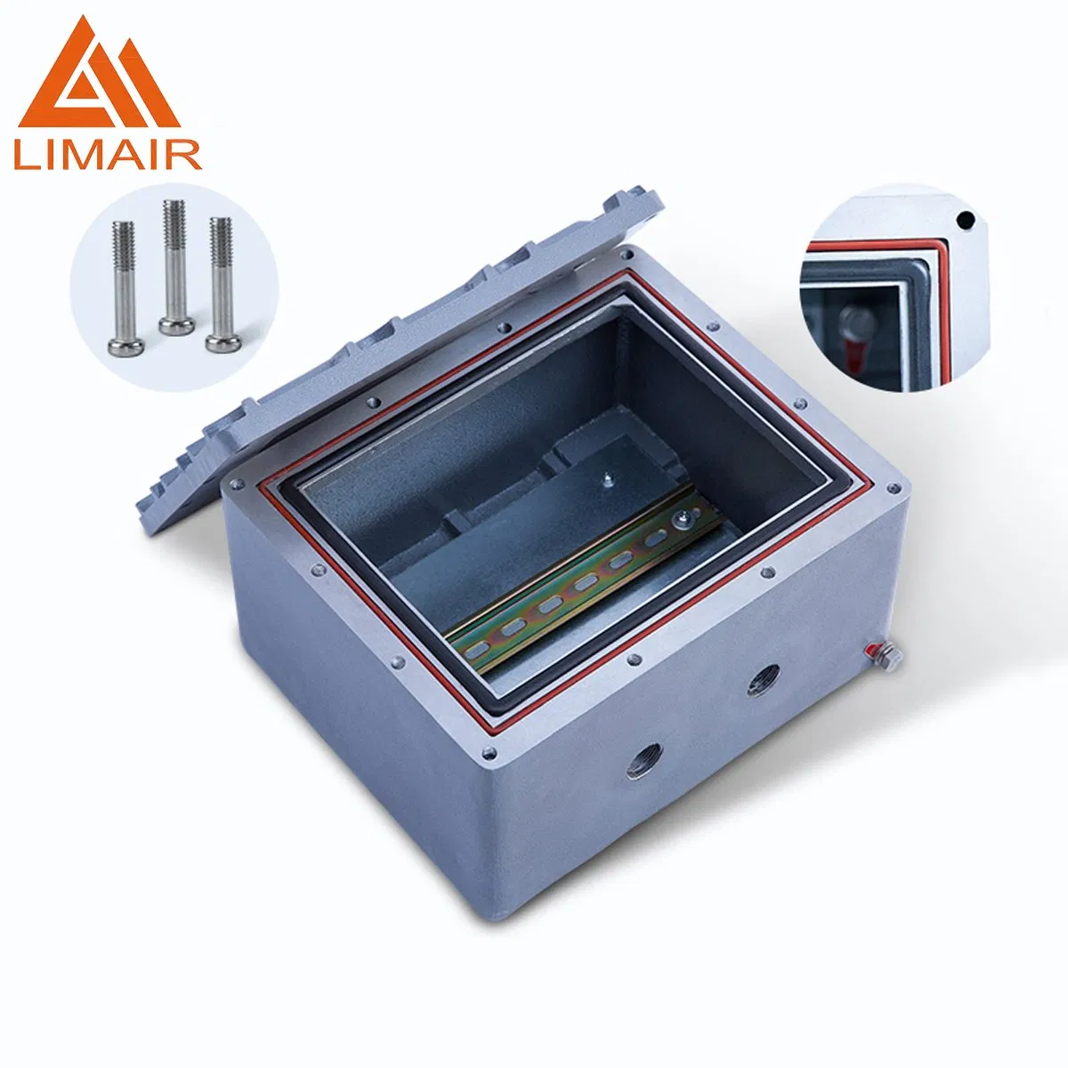 Metal Case Junction Box Die Cast Aluminum Enclosure Double Sealing Outdoor Waterproof Box