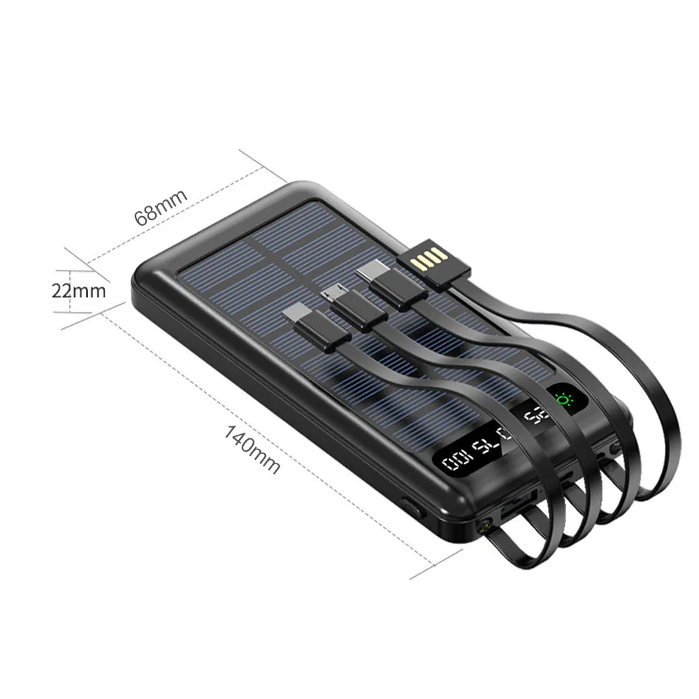 Electric Power Phone Bike with 12V Panel Bank Best Pocket Powered Battery Trickle Wholesale USB 60000 Powerbank Solar Charger