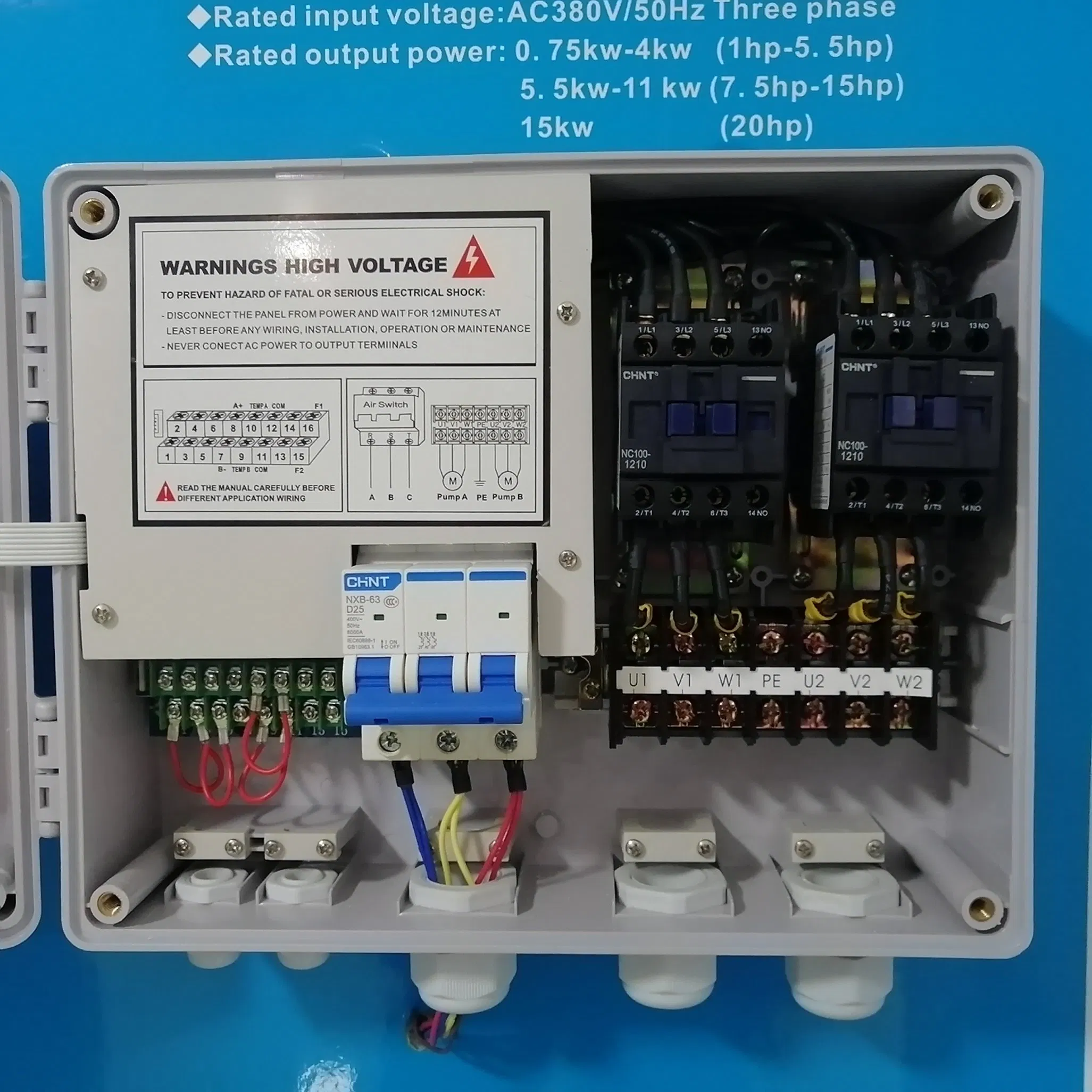 Smart AC380V Duplex Pump Management for Energy Efficiency