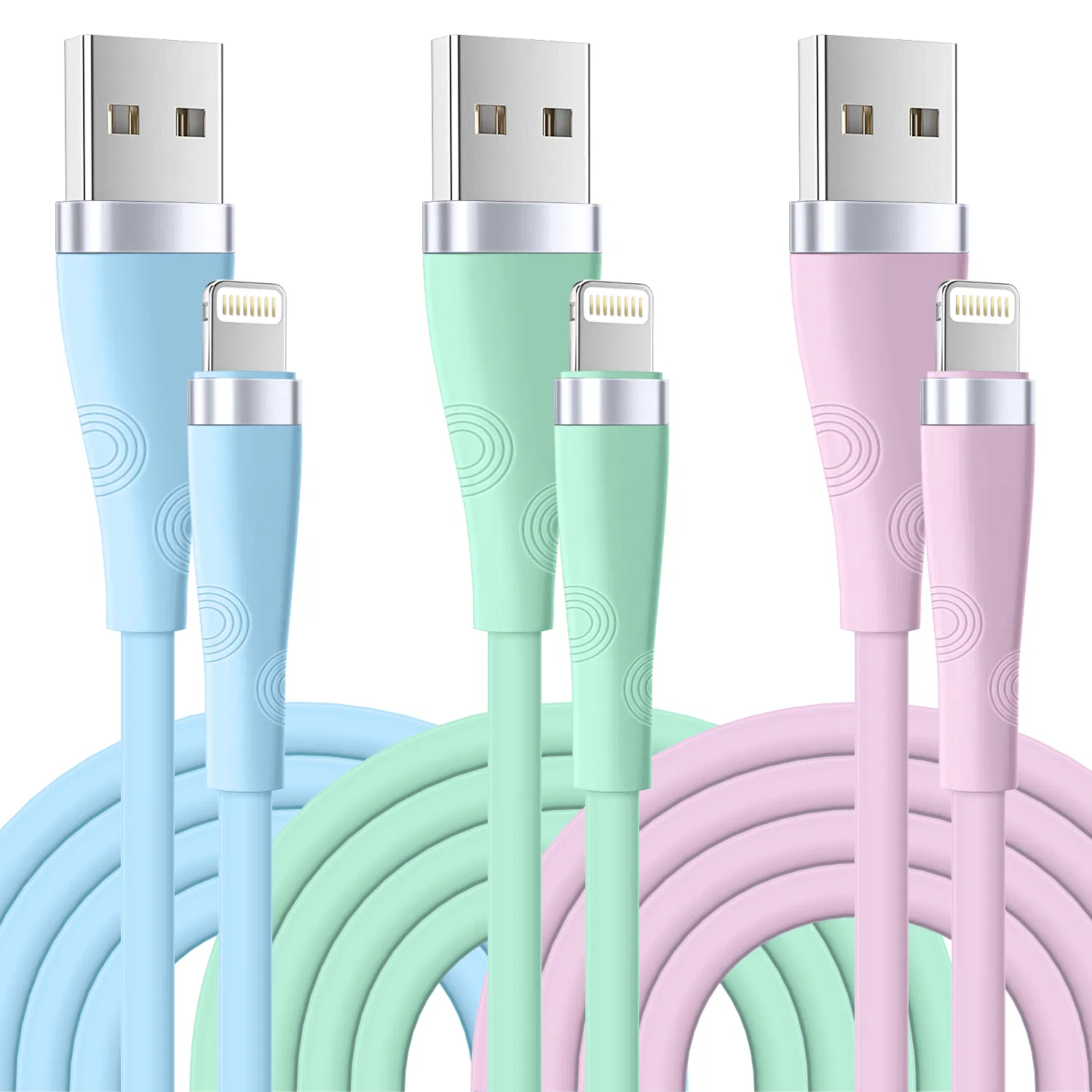Flexible Universal USB / L Charging Wire Super Fast Charging Cable for iPhone