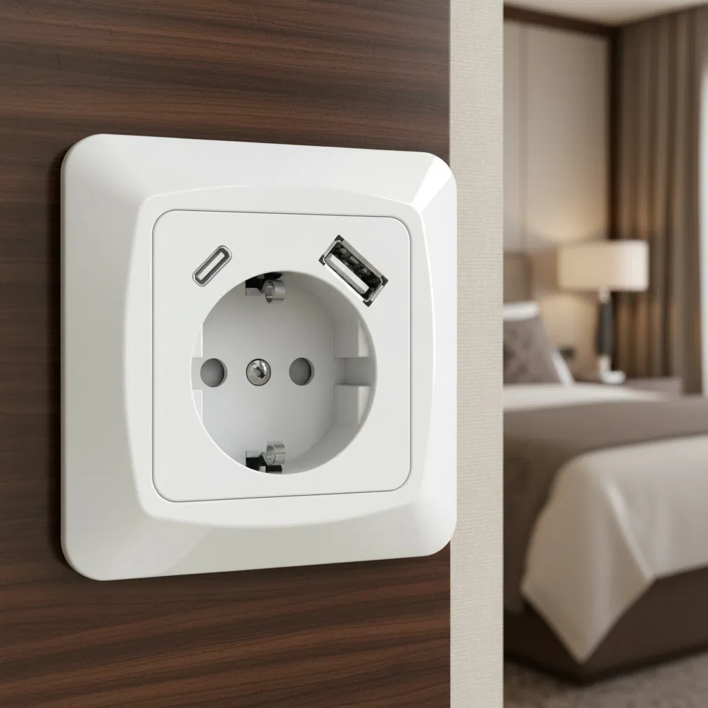 45X45mm USB Socket Module for Safe and Fast Charging Outlet