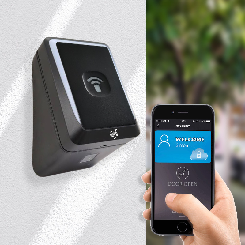 Osdp Qrcode RS485 Long Range 13.56MHz RFID Card for Hotel Door Lock Access Control Reader