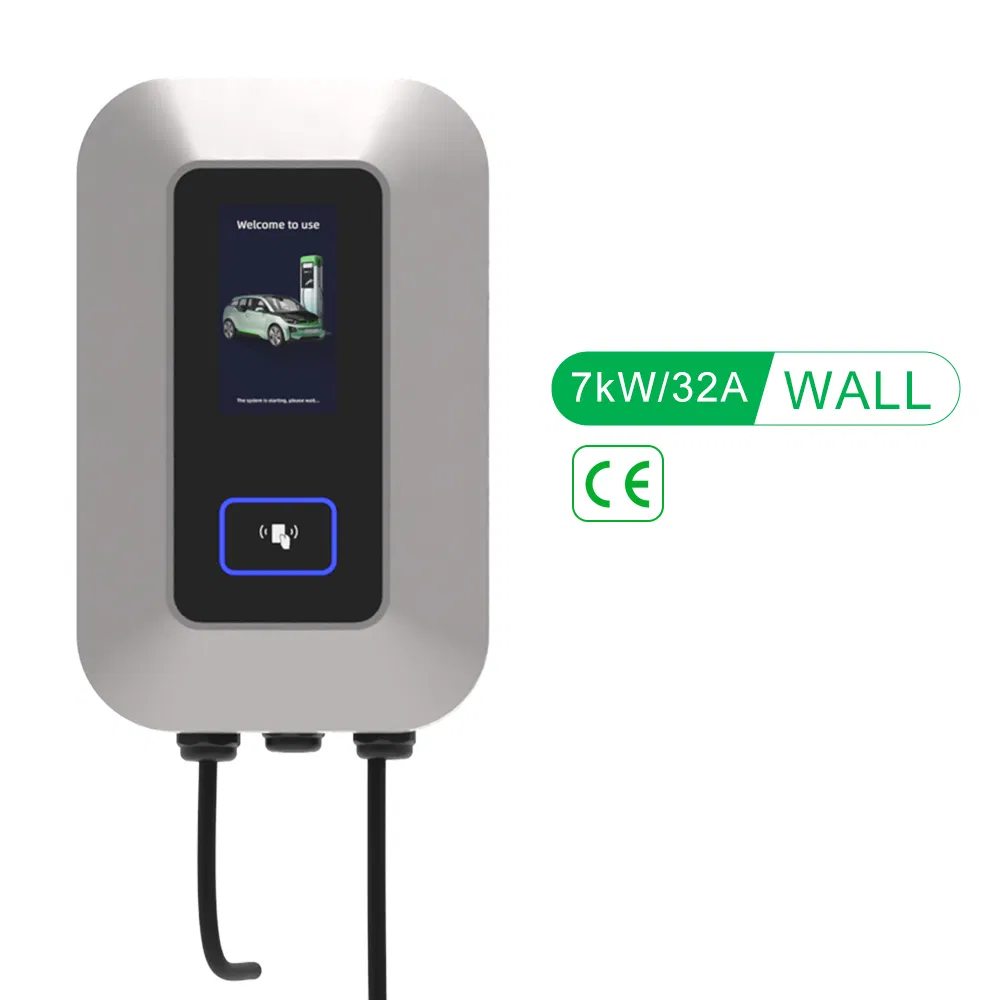7kw AC Type 2 Charging Station APP Control Waterproof for Home &amp; Commercial