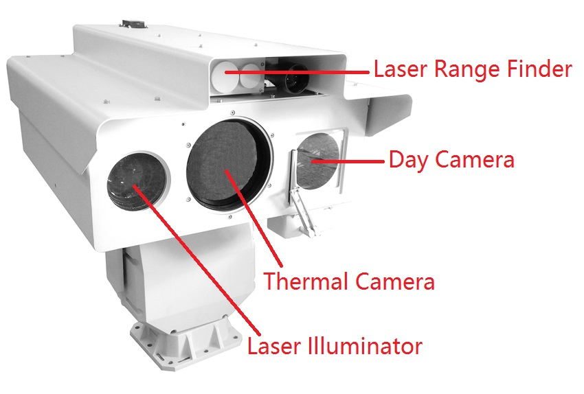 Long Range 10km Thermal and Laser Camera System