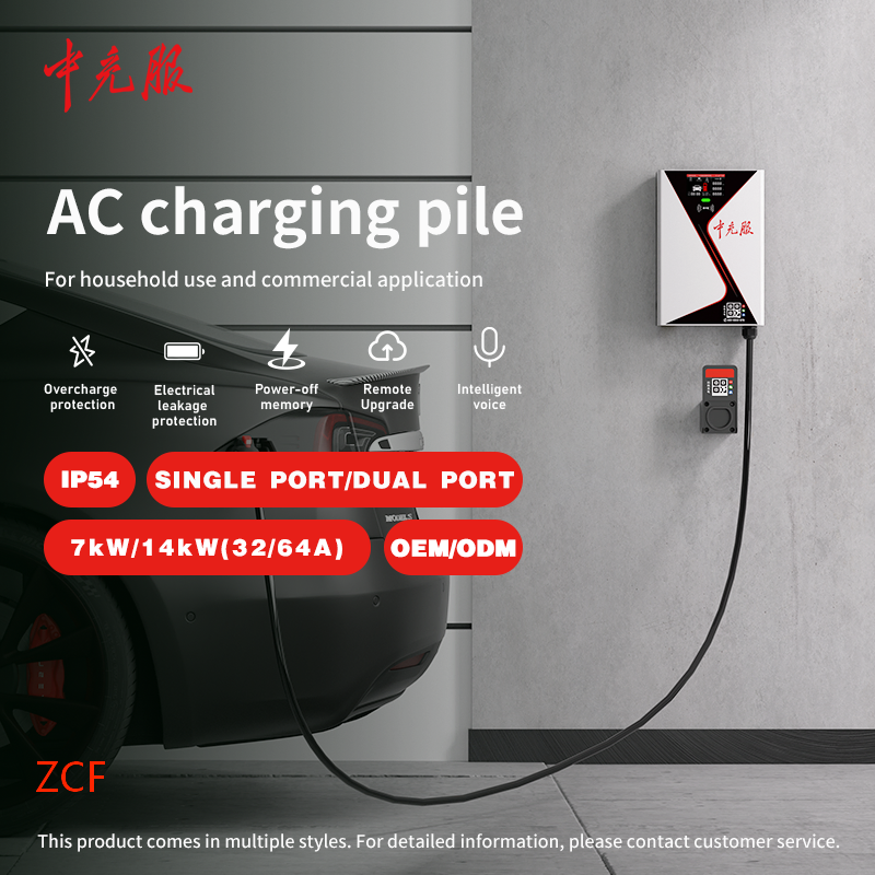 User-Friendly Electric Vehicle Charging Wallbox with Dual Gun Feature