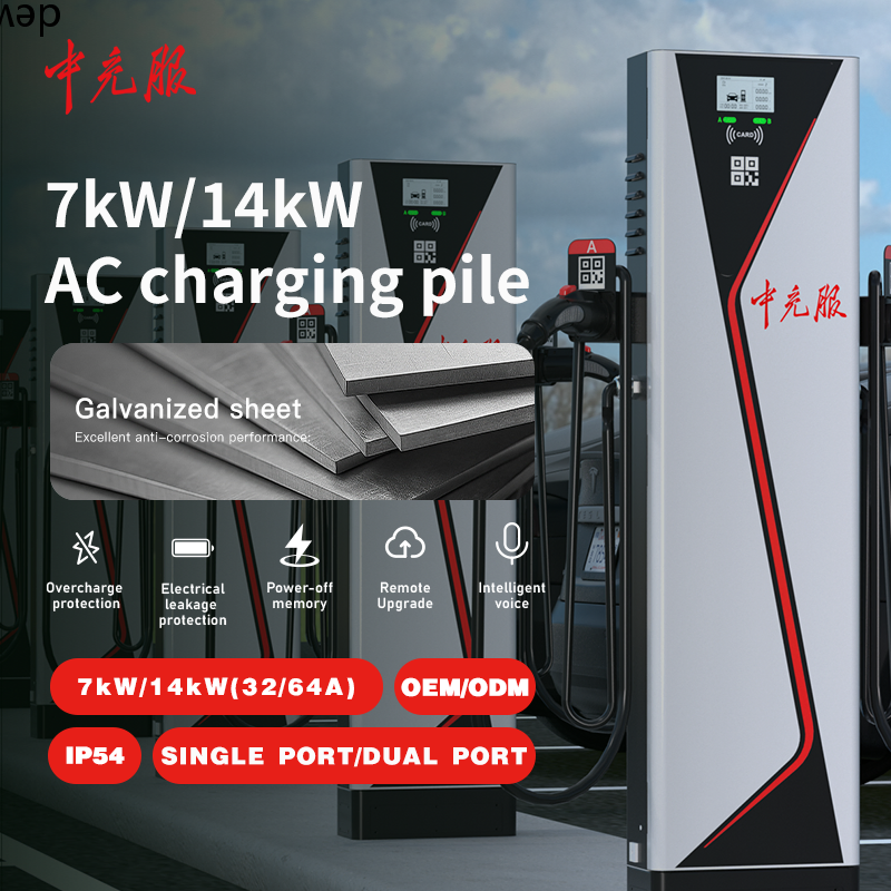 Versatile Electric Vehicle Charging Wallbox with Dual Gun Configuration