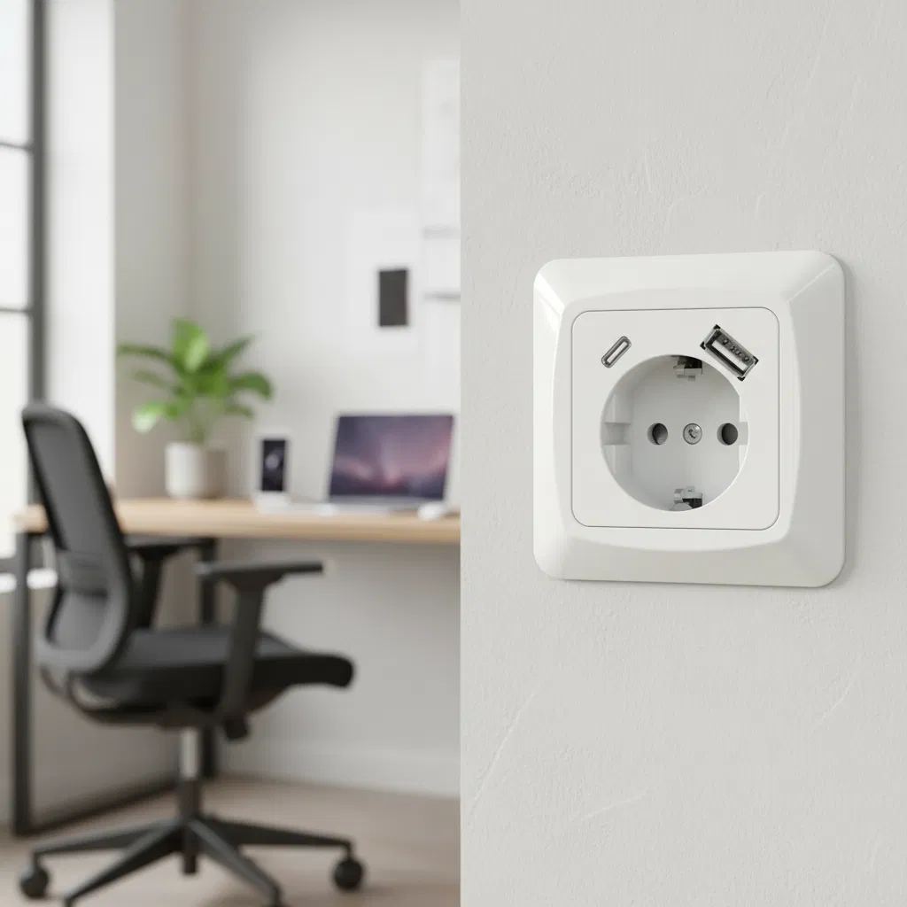 45X45mm Fast Charging Power Socket Module for Safe Use