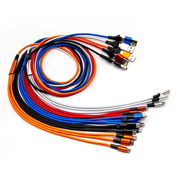 Cheap Wholesale 5-in-1 USB Fast Charging Cable Custom Logo Universal Cable Data