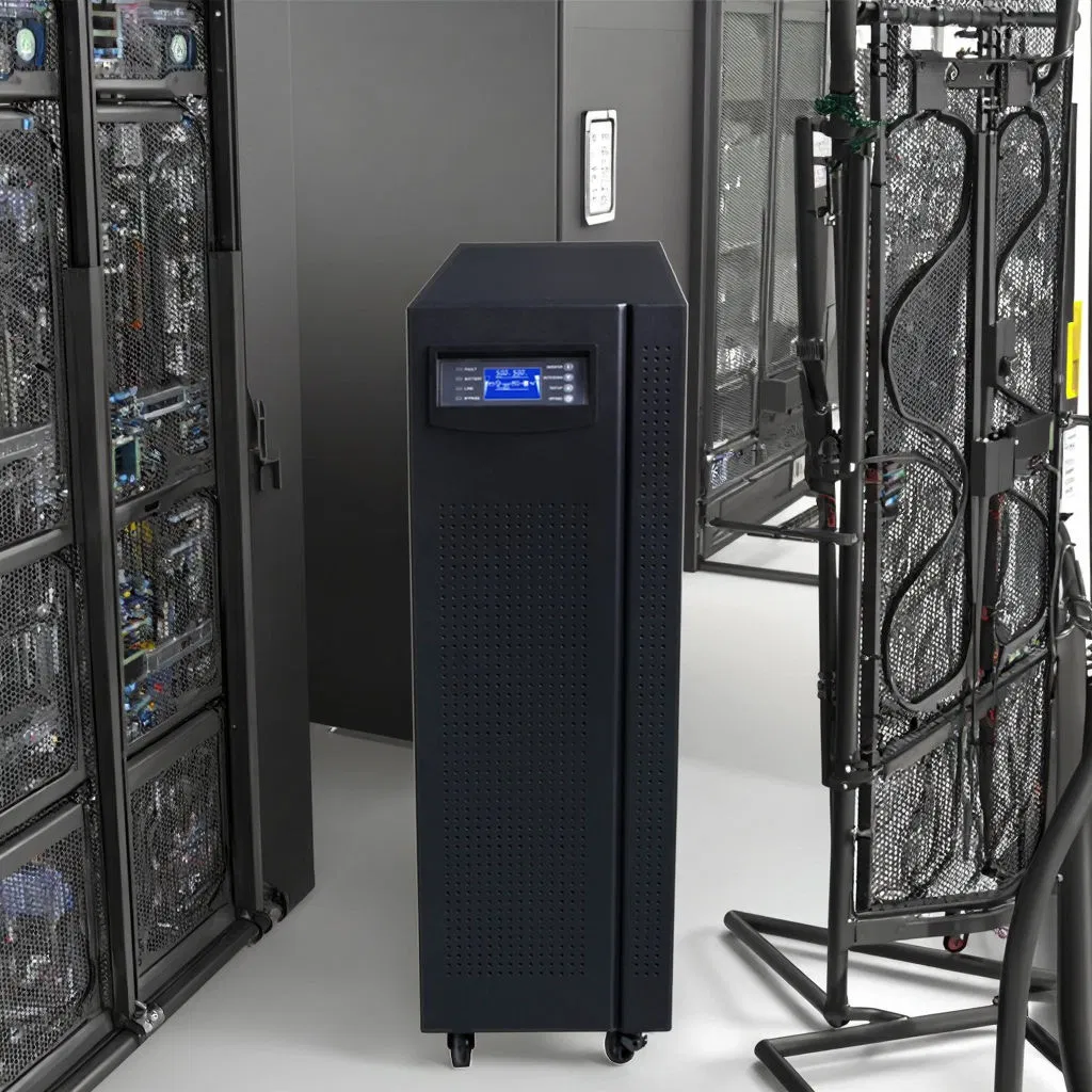 Hospital/Data Center UPS 10K-100kVA, 380V/415V, Voltage Stabilization &amp; Smart Battery Management