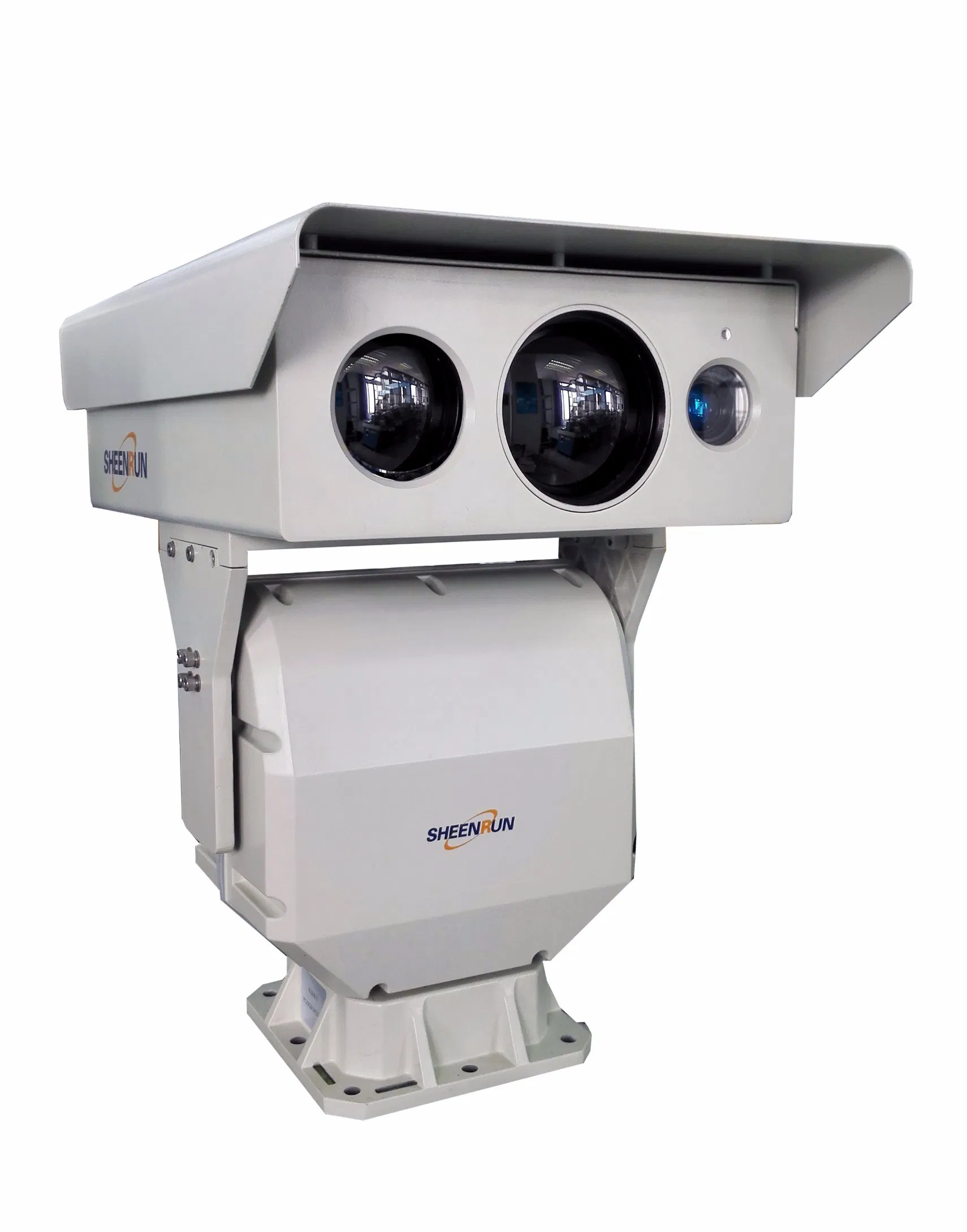 Multi Sensor Long Range PTZ Thermal and Daylight Security Laser Camera for Airport