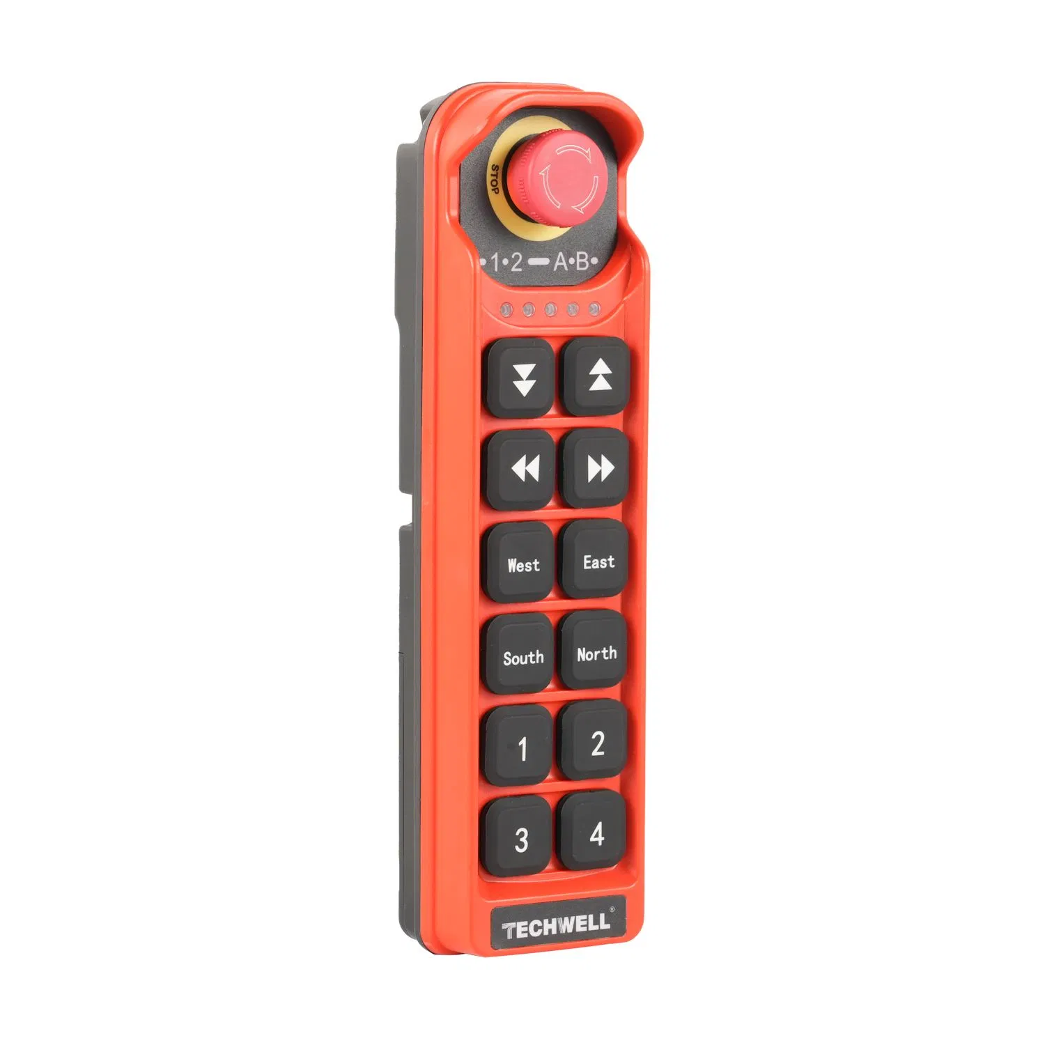 Handheld 12 - Button Universal Industrial Remote W/ Emergency Stop