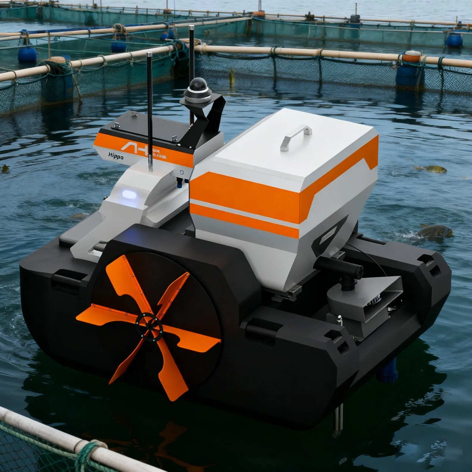 Efficient Pond Management with Automated Feeding and Monitoring Usv