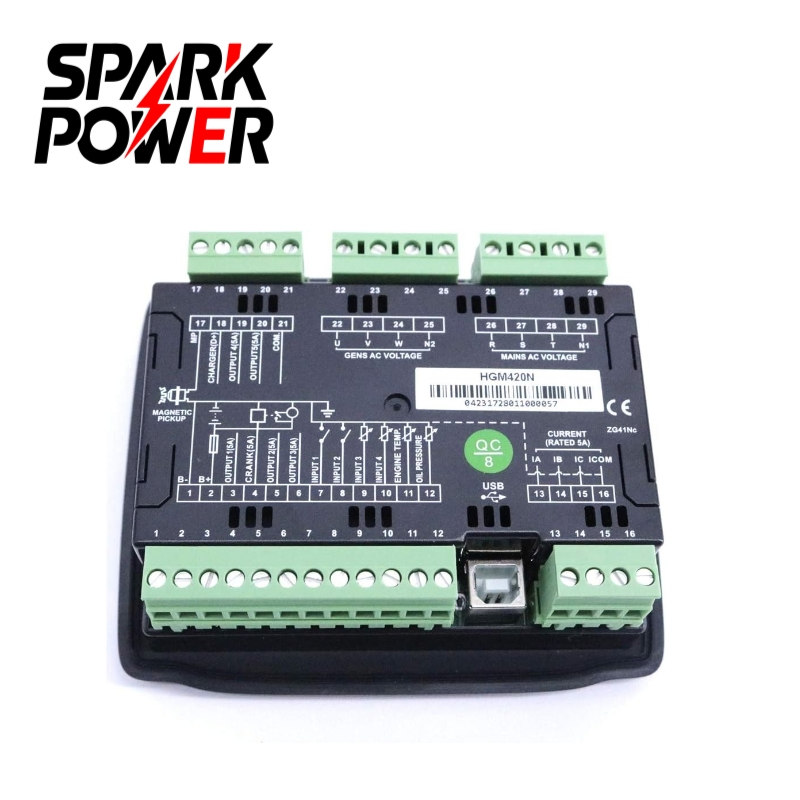 Hgm420n Generator Amf Control Module Automatic Start Stop with Mains Monitoring for Genset