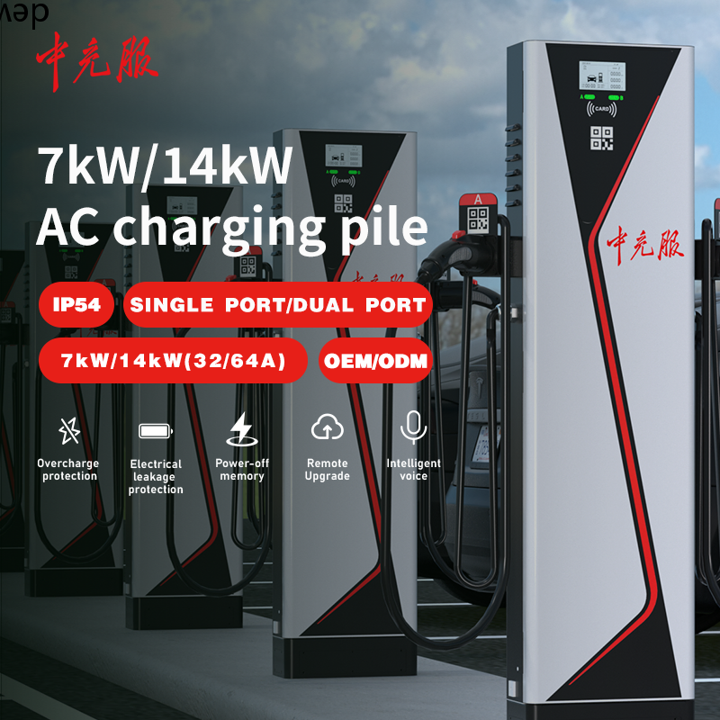 Versatile Electric Vehicle Charging Wallbox with Dual Gun Configuration