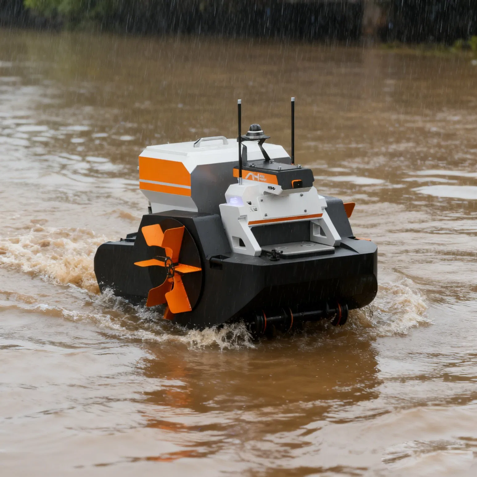 Efficient Pond Management with Automated Feeding and Monitoring Usv