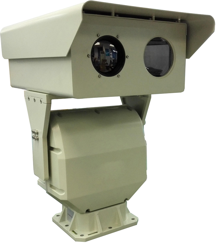 High Definition 4.3km Long Range Intelligent Dual Sensor PTZ Thermal Imaging Camera System