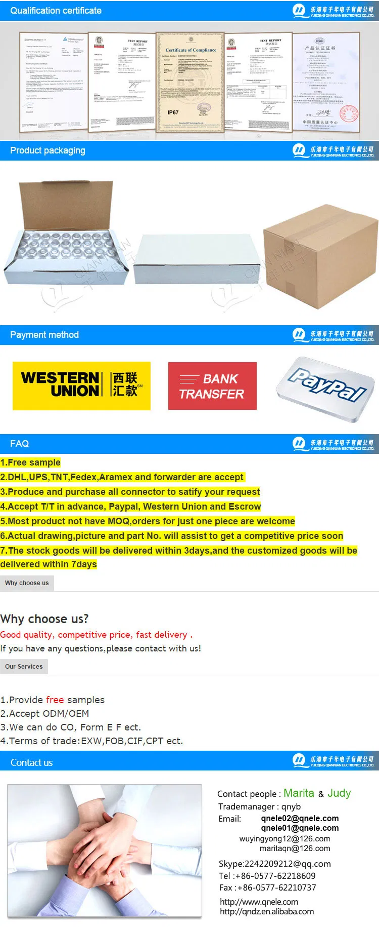 Full Specification Chart