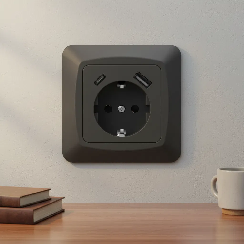 45X45mm USB Socket Module for Safe and Fast Charging Outlet