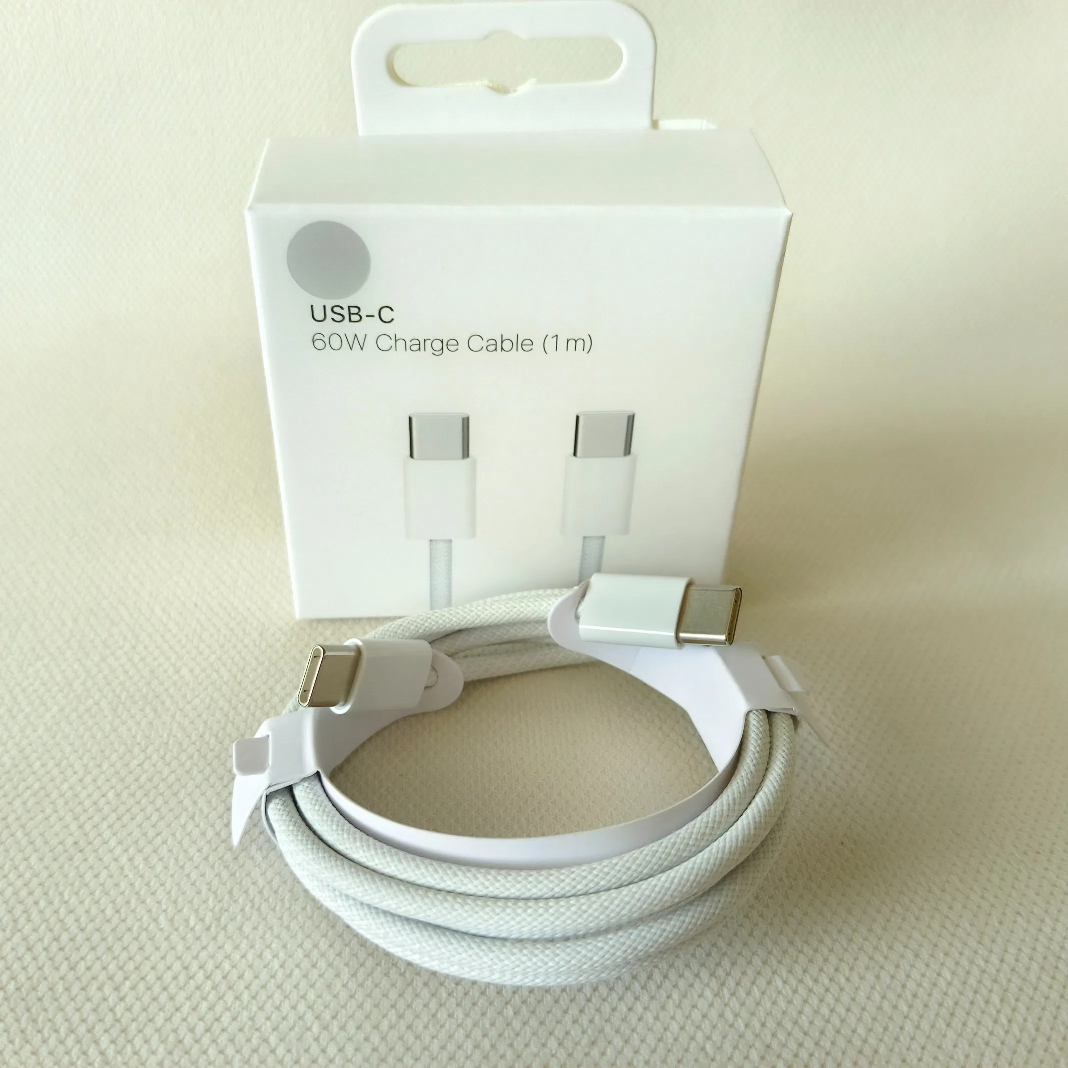 2025 New Mobile Phone Accessories AAA+++ High Quality 1: 1 USB-C Cable 60W 1m Universal Quick Charging Data Charging Charge Cable High Quality Wholesale