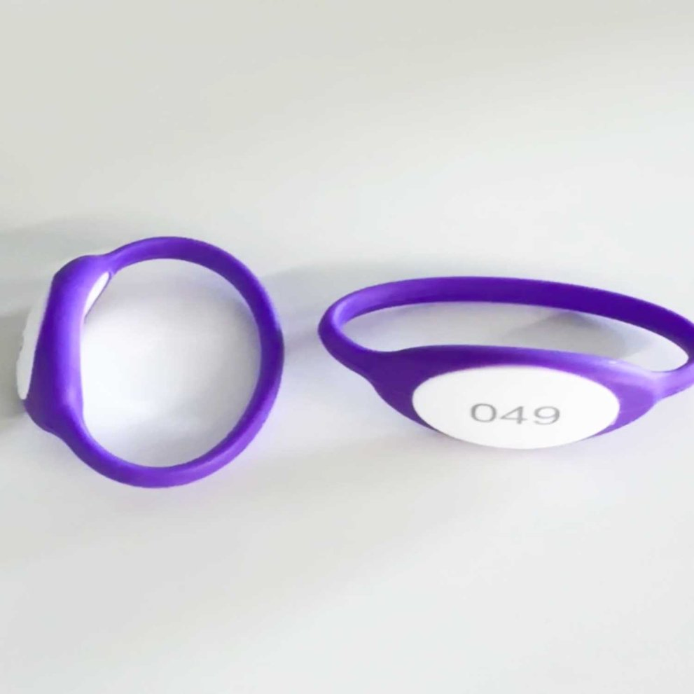 Wristband Access Control with RFID Qr Code Printing for Company