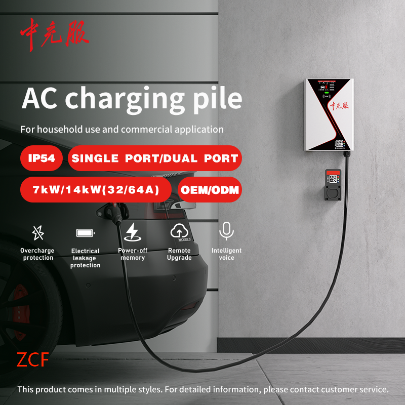 Innovative Dual Gun Electric Vehicle Charging Wallbox for Home
