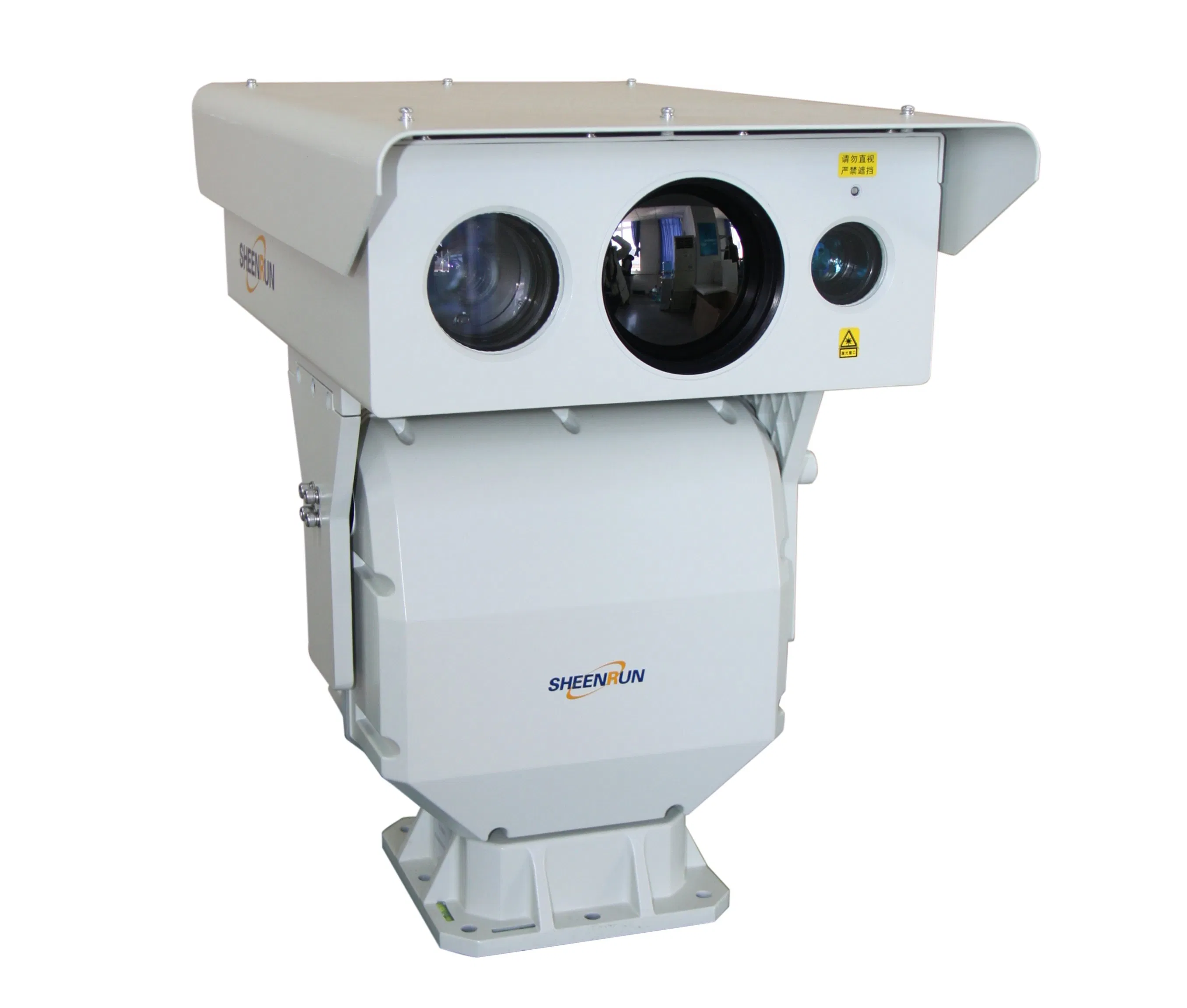 Multi Sensor Long Range PTZ Thermal and Daylight Security Laser Camera for Airport
