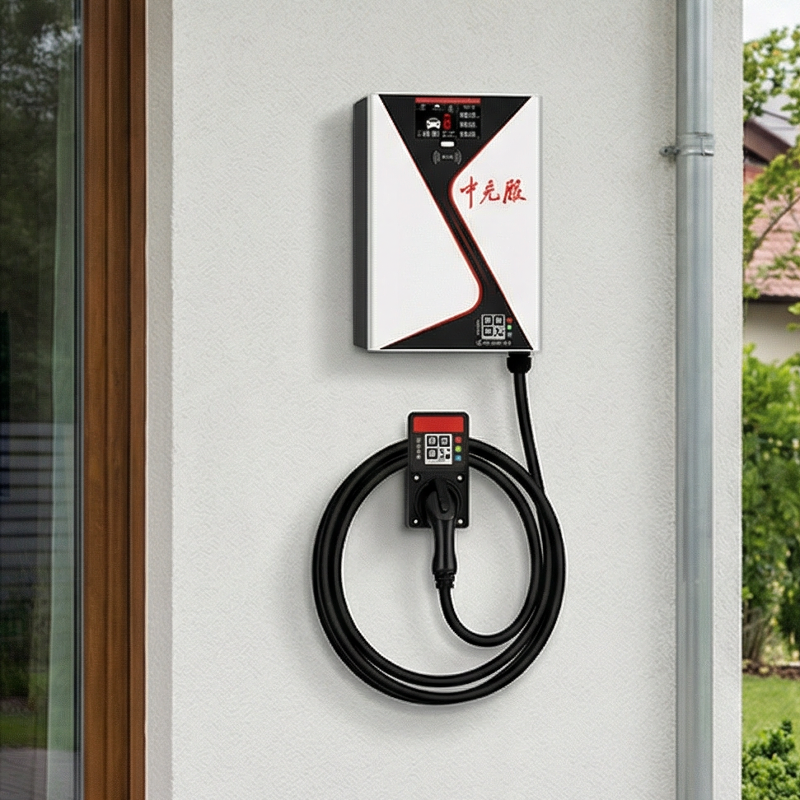 Dynamic 7kw Electric Vehicle Charging Wallbox with Smart Control