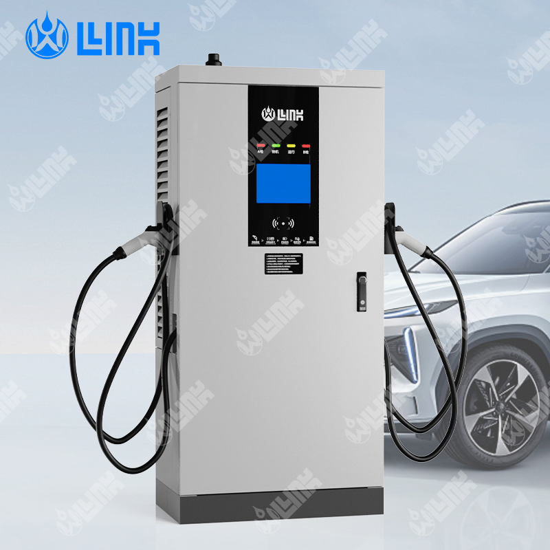 Olink High Quality Commercial Double Gun 120kw 180kw DC Fast EV Charger Station Floor Mounted Charging Stations