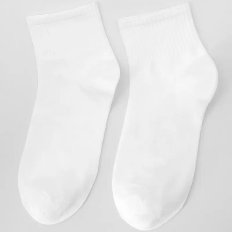 Custom Solid Color Knitted Sweat-Absorbing Soft Disposable Socks Wholesale Cheap Factory Custom Try on Use Socks for Spring Summer Supplier, Factories
