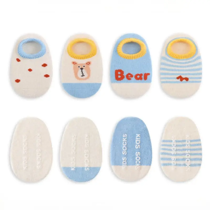 High-Quality Factory Colorful Soft Baby Socks Anti-slip Comfortable Kids Socks Cotton Ankle Socks Manufacturers, Supplier