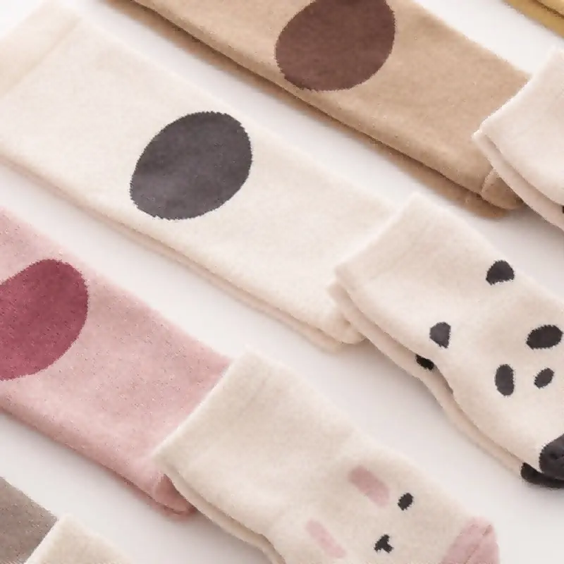 Wholesale High Quality Baby Socks Over Knee High Toddler Socks Anti Slip Breathable Kids Socks