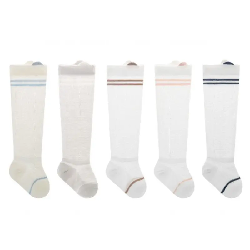 Wholesale Thin Baby Socks with Cute Cotton Knee High Mosquito Proof Socks in Summer Suppliers, Factory