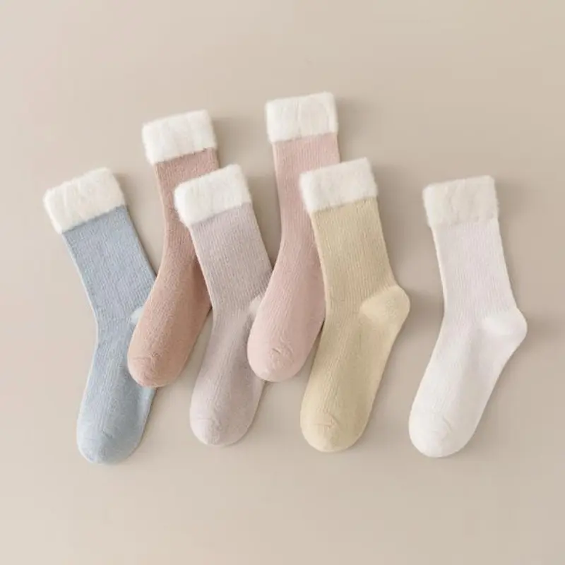 Custom Factory Cozy Women Crew Socks Thermal Socks for Winter