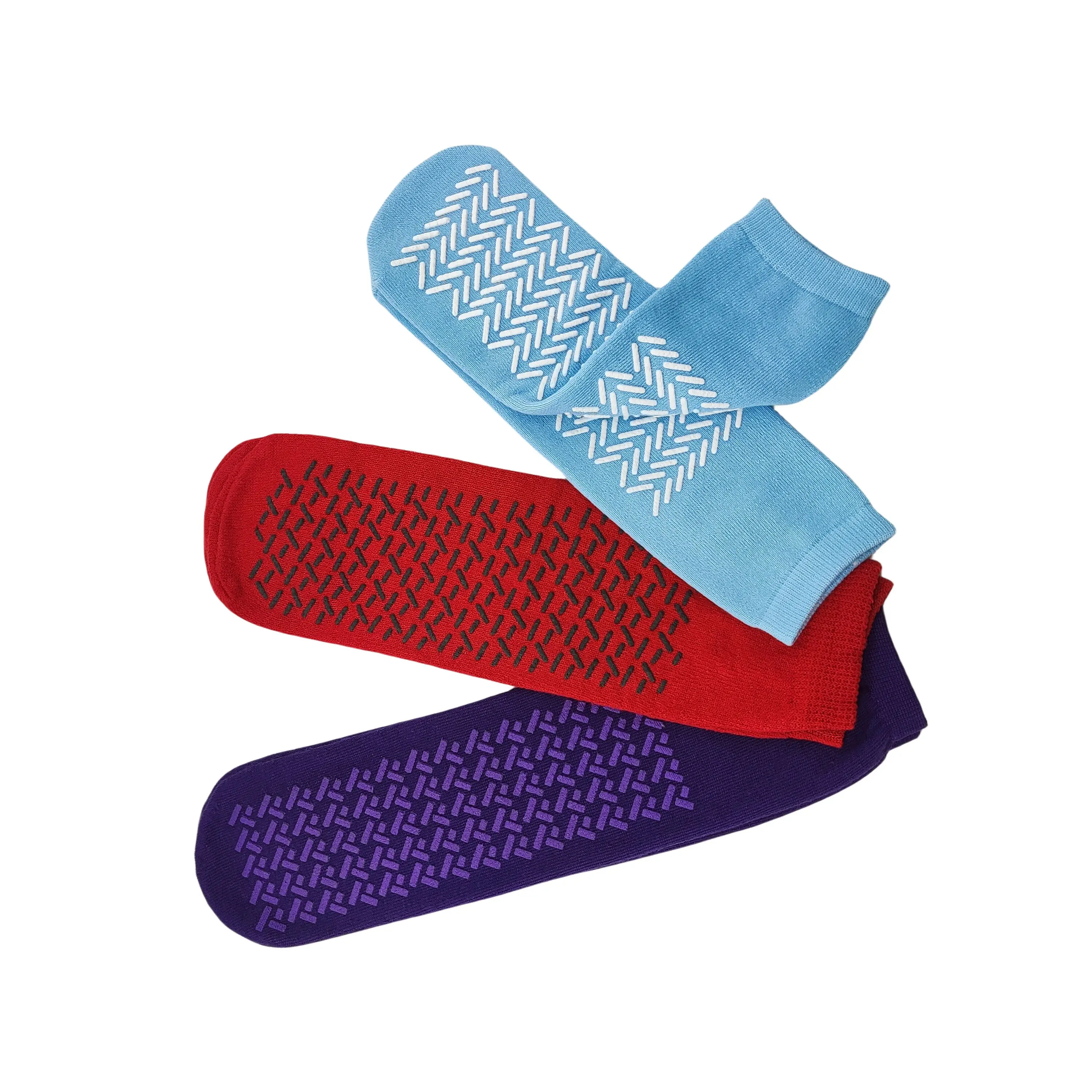 Custom Hospital Slipper Socks Soft Disposable Medical Anti-slip Socks for Hospital