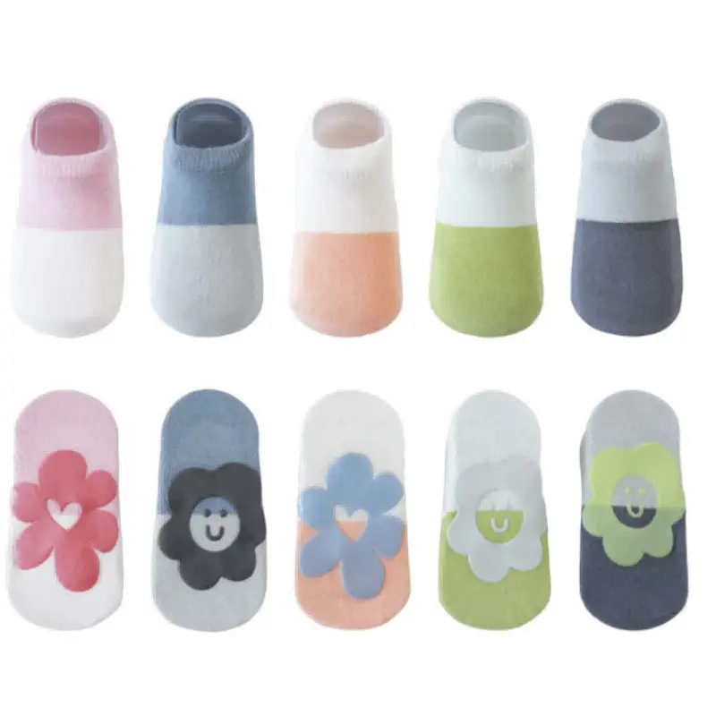Wholesale Cotton Cute Anti Slip Baby Ankle Socks with Cartoon for Newborn Children in Spring Autumn Supplier, Factories