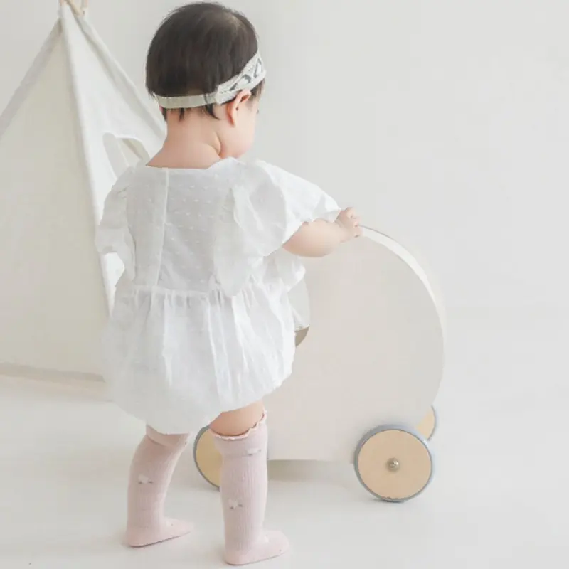 Custom 100 Percent Cotton Socks Eco-Friendly Organic Knee High Socks For Baby Manufacturers, Supplier